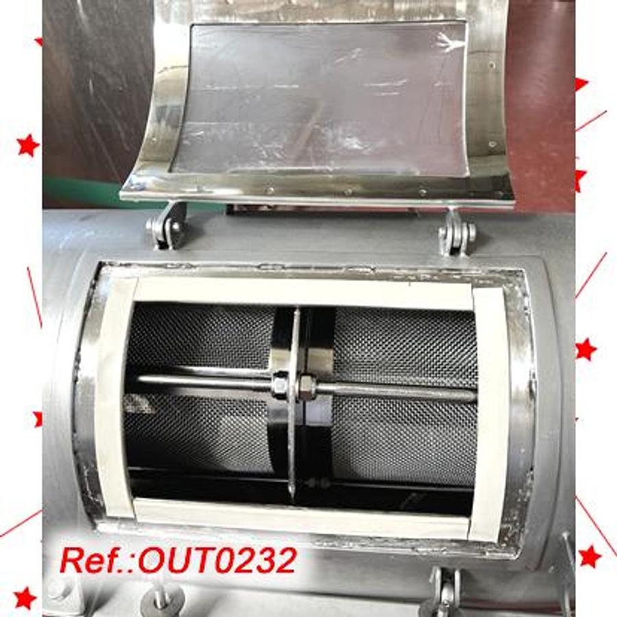 Used TAMIZADORA HORIZONTAL "BACHILLER" MODELO "TC-626" DE ACERO INOXIDABLE