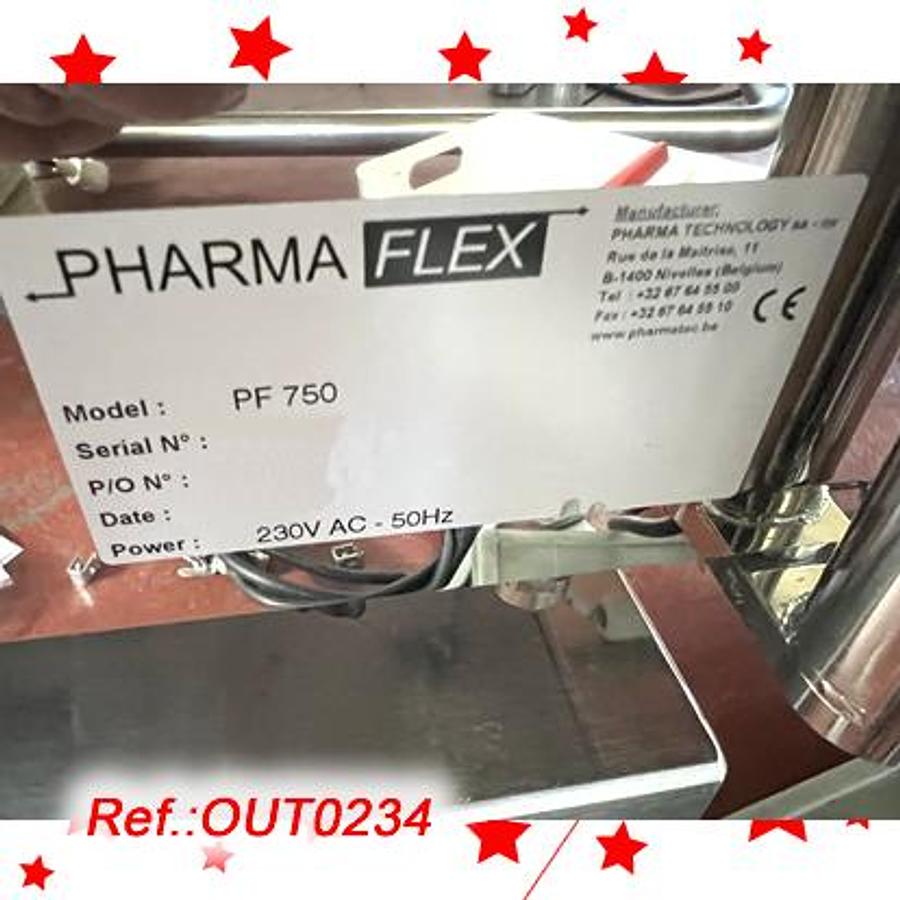 Used DESBARBADOR - DESEMPOLVADOR "PHARMA-FLEX" MODELO "PF750" PARA TABLETAS Y PASTILLAS