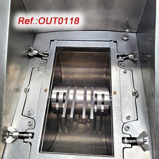 Used STAINLESS STEEL ““MANESTY FILMIZZ” ATEX MODEL D BLADE AND HAMMER MILL