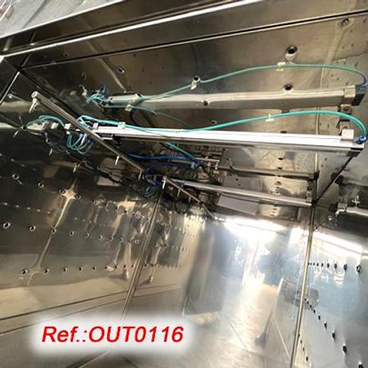 Used "GLATT LABORTECNIC" STAINLESS STEEL CABIN FOR AIR CLEANING OF PALLETS