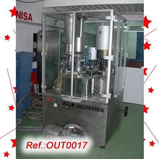 Used "MG2 FUTURA" CAPSULE FILLING AND CLOSING MACHINE FOR PELLETS