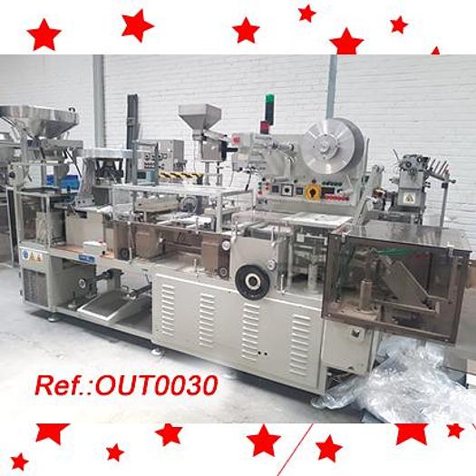 Used "FAMAR" RM-200 BLISTER MACHINE FOR PVC-ALUMINUM BLISTERS WITH AUTOMATIC LOAD