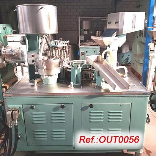 Usat MÀQUINA OMPLIDORA-TANCADORA DE CÀPSULES DE GELATINA DURA “ZANASI” AZ-60