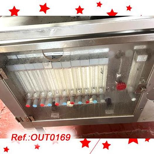 Used "ROTA" MODEL R-920 AUTOMATIC AMPOULE FILLING AND SEALING MACHINE WITH A 20ml AMPOULE FORMAT