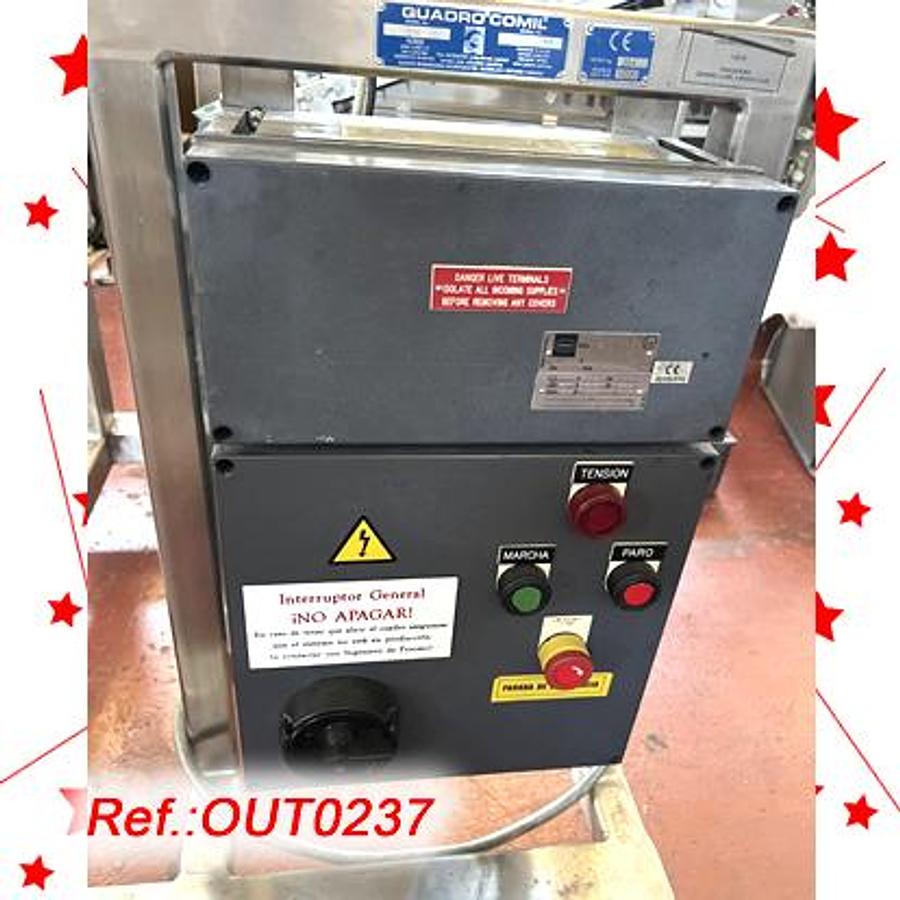 Used TAMIZADORA ANTIDEFLAGRANTE “QUADRO COMIL” MODELO “U-30” DE ACERO INOXIDABLE CON MOTOR ANTIDEFALGRANTE EX