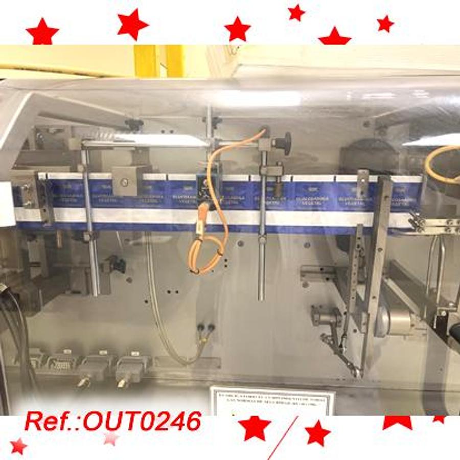 Used MÁQUINA LLENADORA – CERRADORA – SELLADORA DE SOBRES “MESPACK” MODELO H-140-S CON CARGA POR SINFÍN PARA LLENADO DE POLVO