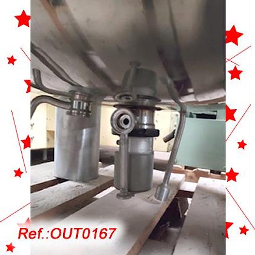 Usat REACTOR A PRESSIÓ DE 500 LITRES APROX. D'ACER INOXIDABLE AMB AGITADOR D'HÈLIX MARINA