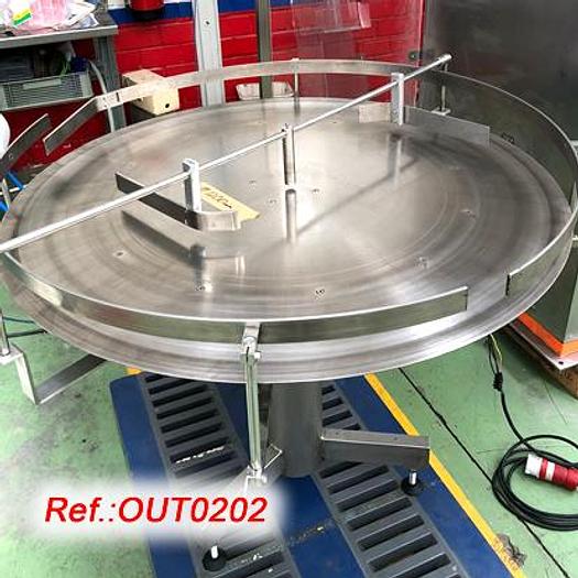 Used PLATO PULMÓN DE ACERO INOXIDABLE “ANTONIO MENGÍBAR” DE DIÁMETRO 1.200mm CON VARIADOR DE VELOCIDAD MECÁNICO