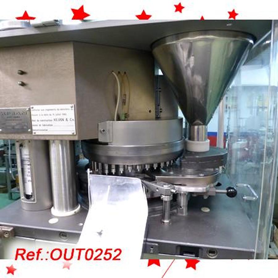 Used MÁQUINA DE COMPRIMIR ROTATIVA “KILIAN” MODELO RTS-36 DE 36 ESTACIONES CON DOSIFICACIÓN POR CARGA FORZADA
