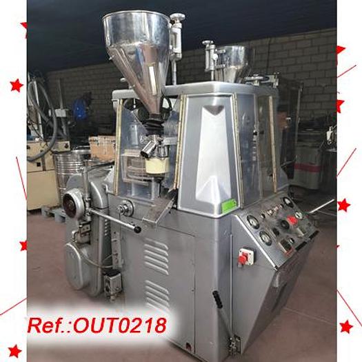 Used MÁQUINA DE COMPRIMIR ROTATIVA "MANESTY ROTARESS" MODELO MARK-II DE 45 ESTACIONES CON PUNZÓN EUROPEO TIPO "B"