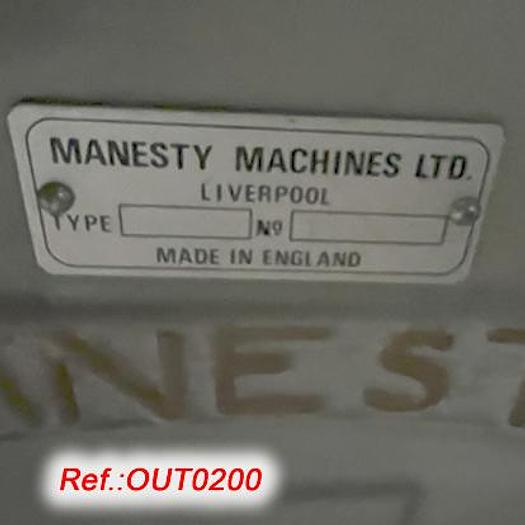 Used MÁQUINA DE COMPRIMIR VERTICAL "MANESTY" MODELO F-3 PARA DESARROLLO GALÉNICO O PEQUEÑOS LOTES