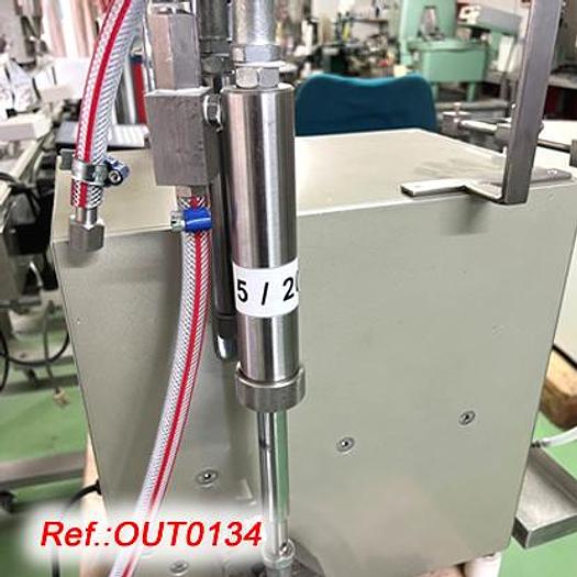 Used LLENADORA DE LÍQUIDOS - GELES "MACORRA" CON DOS PISTONES DE LLENADO DE 30ml A 150ml PARA LLENADO DE FRASCOS