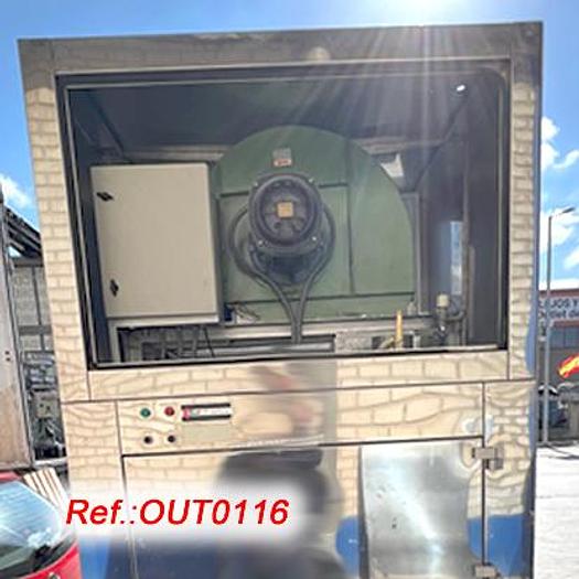 Used "GLATT LABORTECNIC" STAINLESS STEEL CABIN FOR AIR CLEANING OF PALLETS