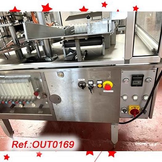 Used "ROTA" MODEL R-920 AUTOMATIC AMPOULE FILLING AND SEALING MACHINE WITH A 20ml AMPOULE FORMAT