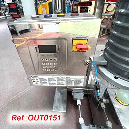 Used DESBARBADOR – DESEMPOLVADOR “PHARMA-FLEX” CON DETECTOR DE METALES