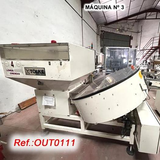 Usat LÍNIA COMPLERTA NÚMERO 6471 D´OMPLIMENT - TANCAT - AGRUPAMENT - RETRACTILAT DE LLAUNES AMB ENCAIXADORA