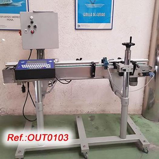 Used "WOLKE" m600 BATCH MARKING LINE MOUNTED ON HINGE TRANSPORT BELT