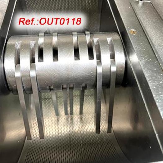 Used STAINLESS STEEL ““MANESTY FILMIZZ” ATEX MODEL D BLADE AND HAMMER MILL