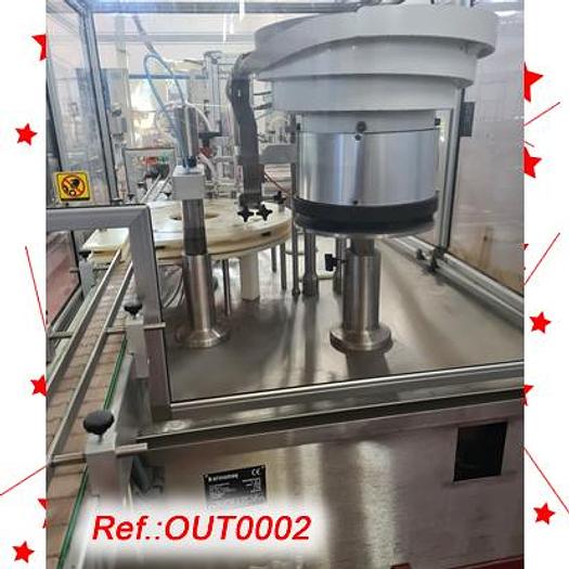 Used "AFINOMAQ" BOTTLE FILLING AND CLOSING MACHINE FOR SYRUPS