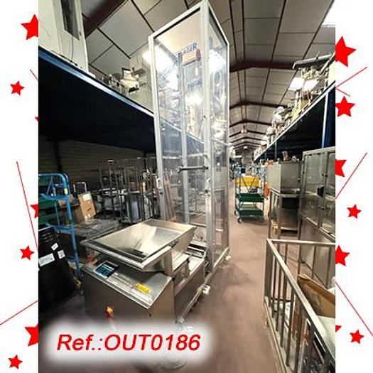 Used ELEVADOR DE CÁPSULAS - PASTILLAS - TABLETAS “OTTENSCHLÄGER” SORTLIFT-8 CON CUBA VIBRADORA Y ESTRUCTURA CON RUEDAS