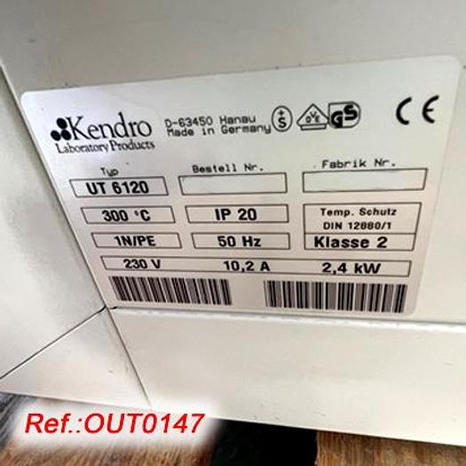 Usat ESTUFA DE LABORATORI "HERAEUS KENDRO" TIPUS UT-6120
