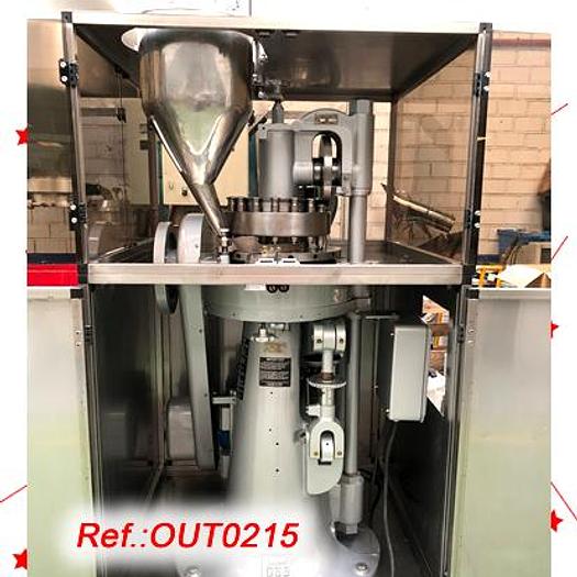 Used COMPRIMIDORA "MANESTY" MODELO "D3B" DE DIECISEIS ESTACIONES PARA LA FABRICACIÓN DE TABLETAS CON PUNZÓN EUROPEO TIPO "D"