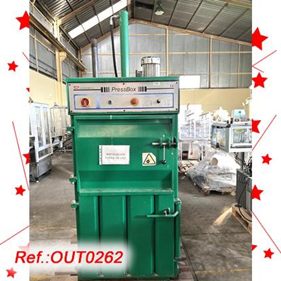 Used PRENSA DE PAPEL,CARTÓN Y PLÁSTICO MARCA "CONSTRUMET PRESSBOX" MODELO "PB 40KN"