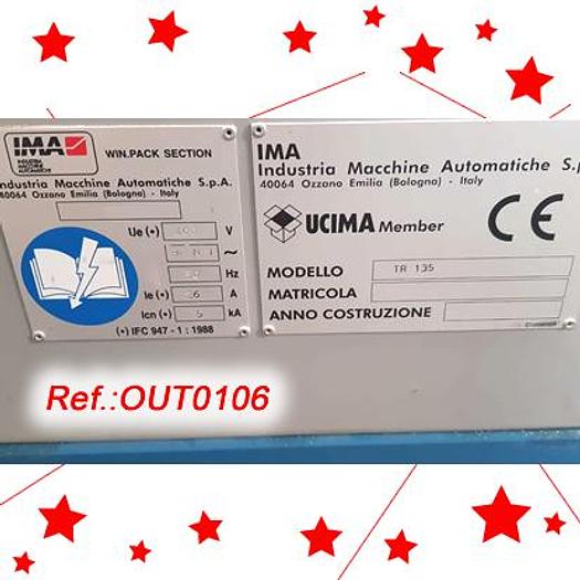Usat LÍNIA DE BLISTER COMPOSADA DE MÀQUINA DE BLISTER “IMA” WINPACK TR-135 PER A PVC – ALUMINI I ESTOTJADORA “FLEXA”