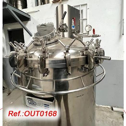 Usat REACTOR A PRESSIÓ D'ACER INOXIDABLE DE 500 LITRES APROX. "MyJ ANDRÉS" AMB AGITADOR D'HÈLIX MARINA