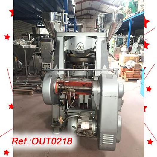 Used MÁQUINA DE COMPRIMIR ROTATIVA "MANESTY ROTARESS" MODELO MARK-II DE 45 ESTACIONES CON PUNZÓN EUROPEO TIPO "B"