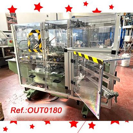 Used ESTUCHADORA VERTICAL – UNIVERSAL “CAM” AV-65 DE ENCASTRE CON INTRODUCTOR DE PROSPECTOS YA PLEGADOS, LOTEADOR POR PRESIÓN Y DOS FORMATOS
