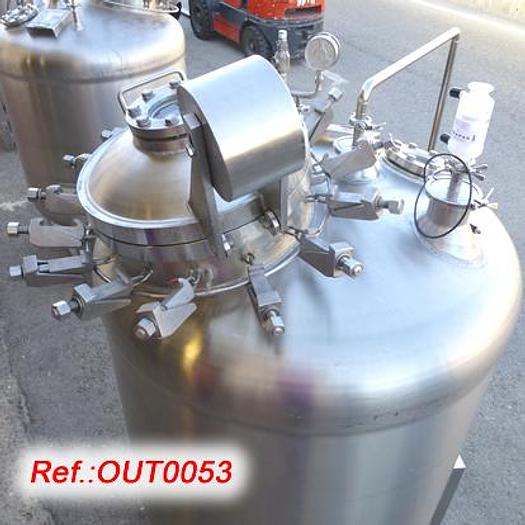 Usat DIPÒSIT D’EMMAGATZEMATGE D’ACER INOXIDABLE DE 1.350 LITRES APROX.