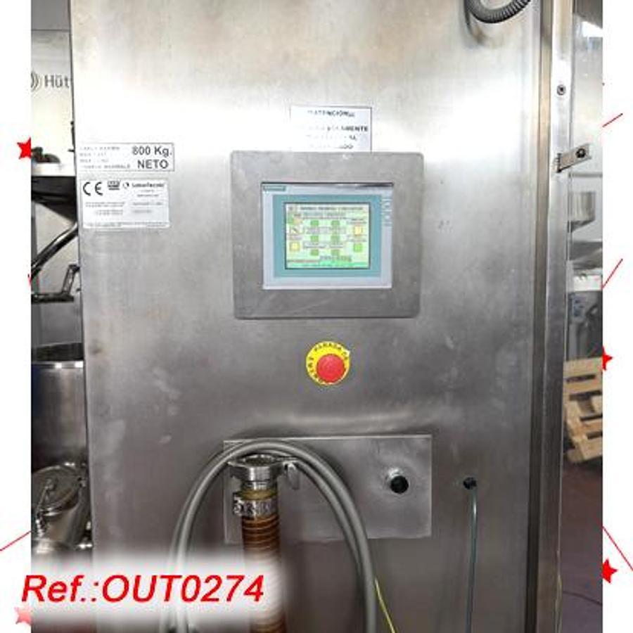 Used MEZCLADOR EN “V” “SAR LABORTECNIC” DE ACERO INOXIDABLE DE 1.200 LITROS APROX.