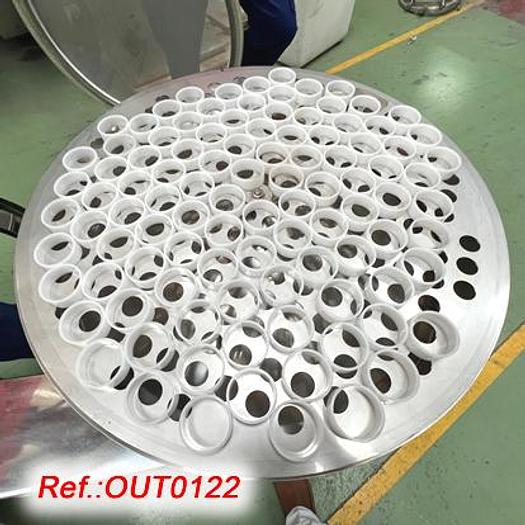 Used STAINLESS STEEL “FILTRA VIBRACIÓN” MODEL FTI-0800 VIBRATING SIEVE MACHINE