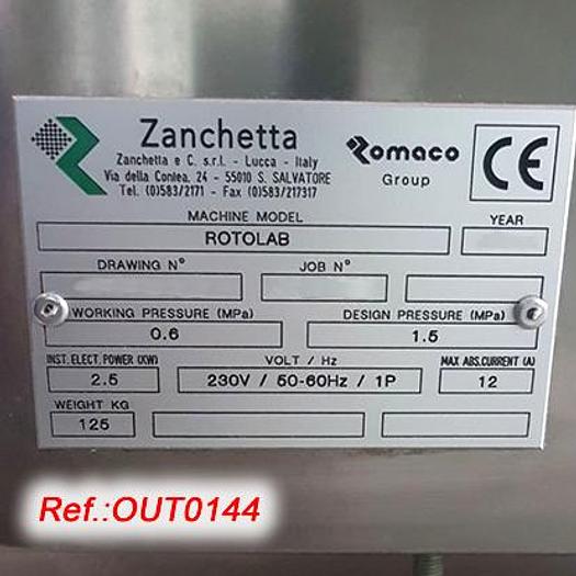Used “ROMACO ROTOLAB” MODEL V032601 GALENIC LABORATORY MIXER - GRANULATOR EQUIPMENT