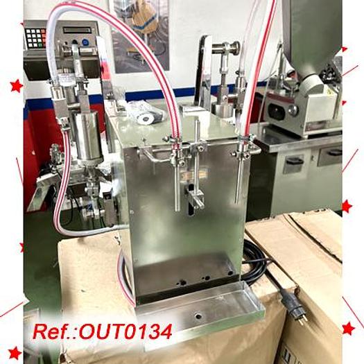 Used LLENADORA DE LÍQUIDOS - GELES "MACORRA" CON DOS PISTONES DE LLENADO DE 30ml A 150ml PARA LLENADO DE FRASCOS