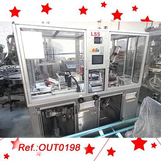 Used ETIQUETADORA "LSS ETIKETTRING" MODELO A-S “BOX LABELLER” PARA TAMPER – EVIDENT CON TRES CABEZALES