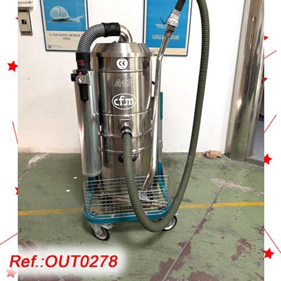 Used ASPIRADOR INDUSTRIAL NEUMÁTICO "CFM" MODELO "A17-100 XX" PARA ASPIRACIÓN DE POLVO Y LIMPIADOR CON RECOGIDA DE AGUA