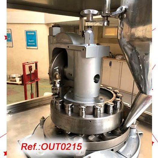 Used COMPRIMIDORA "MANESTY" MODELO "D3B" DE DIECISEIS ESTACIONES PARA LA FABRICACIÓN DE TABLETAS CON PUNZÓN EUROPEO TIPO "D"