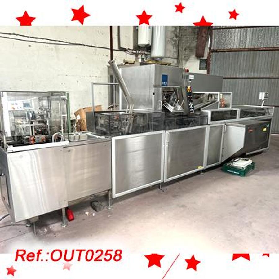 Used ESTUCHADORA "BÖSCH" II CUK-3040 CON PLEGADOR DE PROSPECTOS Y LOTEADOR POR PRESIÓN