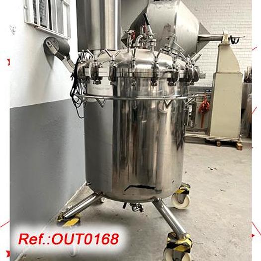 Usat REACTOR A PRESSIÓ D'ACER INOXIDABLE DE 500 LITRES APROX. "MyJ ANDRÉS" AMB AGITADOR D'HÈLIX MARINA