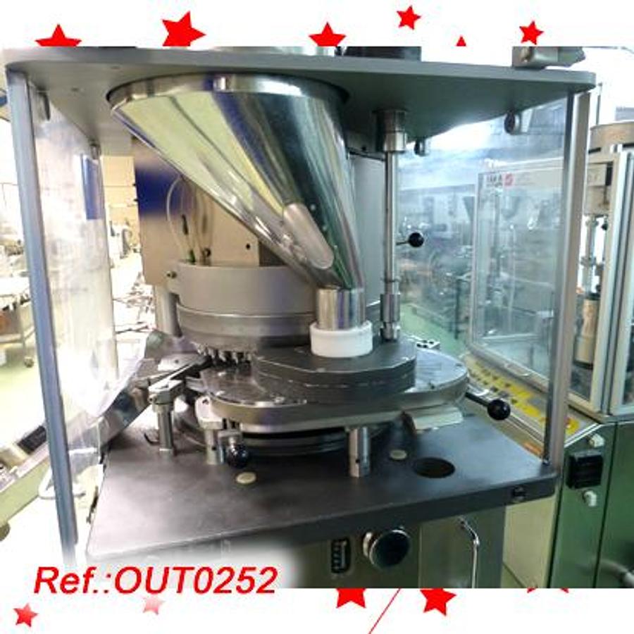 Used MÁQUINA DE COMPRIMIR ROTATIVA “KILIAN” MODELO RTS-36 DE 36 ESTACIONES CON DOSIFICACIÓN POR CARGA FORZADA