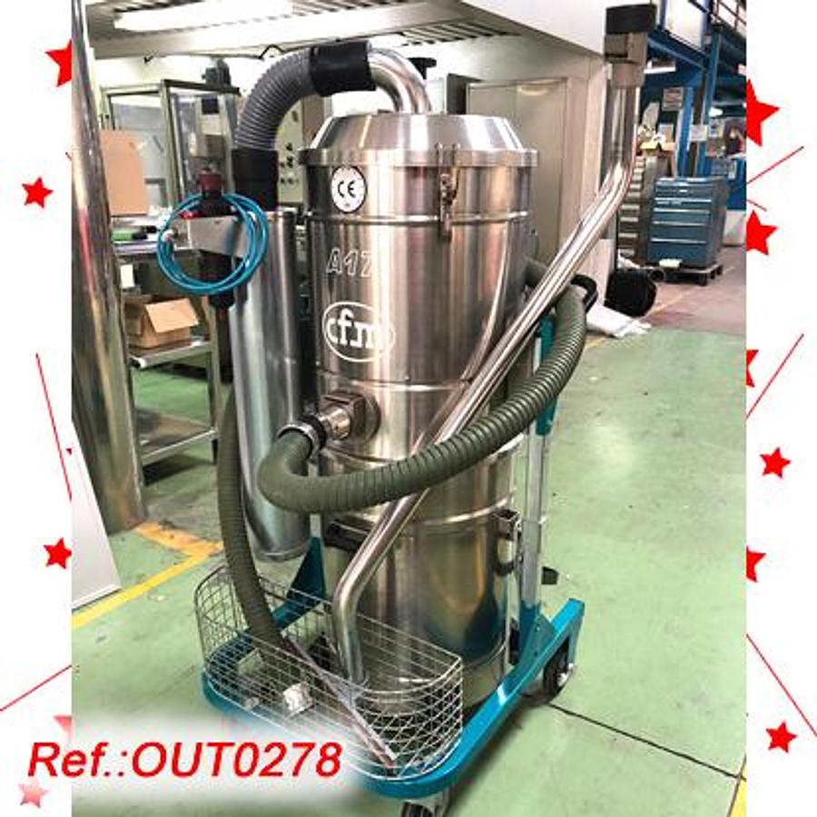 Used ASPIRADOR INDUSTRIAL NEUMÁTICO "CFM" MODELO "A17-100 XX" PARA ASPIRACIÓN DE POLVO Y LIMPIADOR CON RECOGIDA DE AGUA