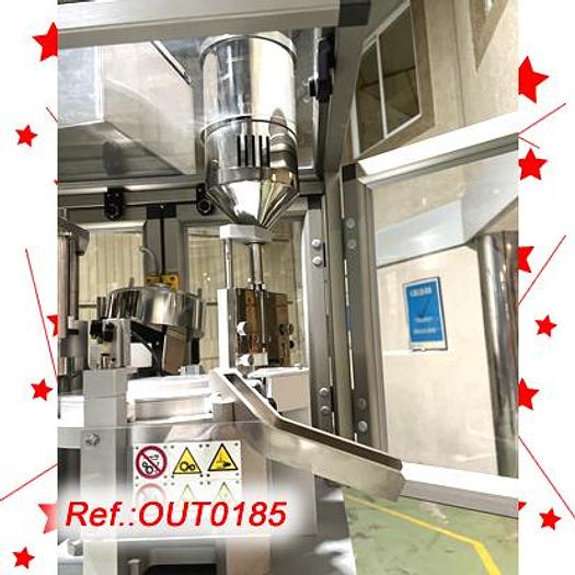 Used MÁQUINA LLENADORA CERRADORA DE CÁPSULAS DE GELATINA DURA "DOTT BONAPACE" MODELO "IN-CAP" PARA LLENADO DE POLVO Y PELLETS