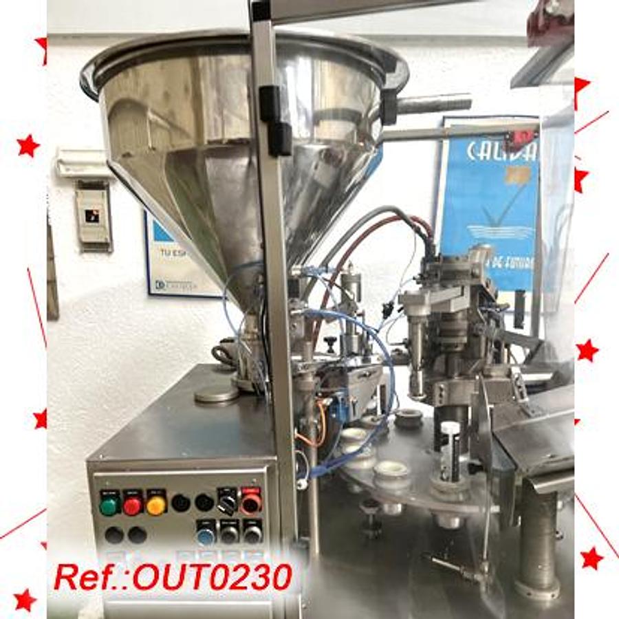 Used LLENADORA CERRADORA DE TUBOS DE PVC "KALIX" MODELO KX-600 CON TRES FORMATOS DE TUBO