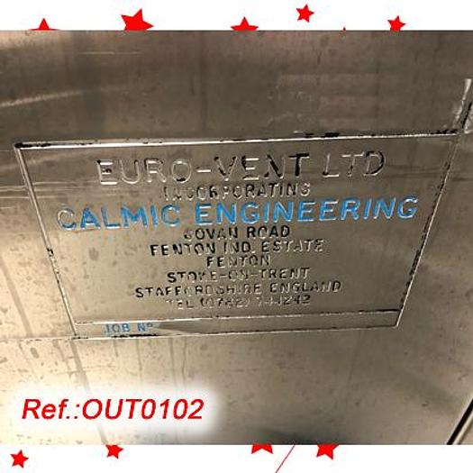 Usat LLIT FLUIT D’ACER INOXIDABLE “CALMIC ENGINEERING” MODEL 25 DE 250 LITRES