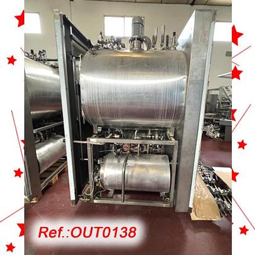 Usat AUTOCLAU “FEDEGARI” MODEL “FOM2” D´ACER INOXIDABLE DE DOBLE PORTA DE 400 LITRES APROX.