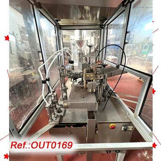 Used "ROTA" MODEL R-920 AUTOMATIC AMPOULE FILLING AND SEALING MACHINE WITH A 20ml AMPOULE FORMAT