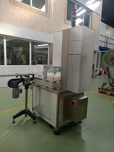 Used CERRADORA DE FRASCOS MONOBLOC "MECANOQUÍMICA" PARA CIERRE POR PILFER DE ALUMINIO