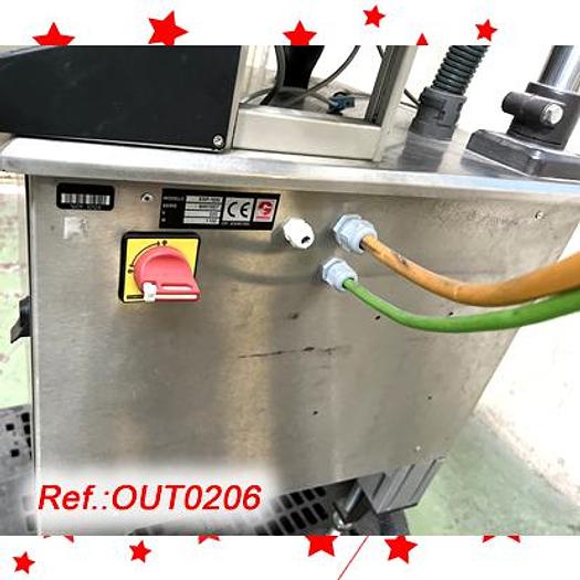 Used EQUIPO LOTEDOR MARCADOR LÁSER "MARKEM" MODELO "SMARTLASE-130" MONTADO EN UNA BANCADA CON SOBREMESA CON CINTA DE LONA Y ASPIRADOR "MARKEM" MODELO "ES-400i"